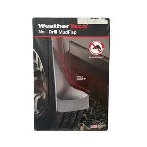WeatherTech No Drill 2007-20014 Chevy Silverado Black Mud Flaps NIB